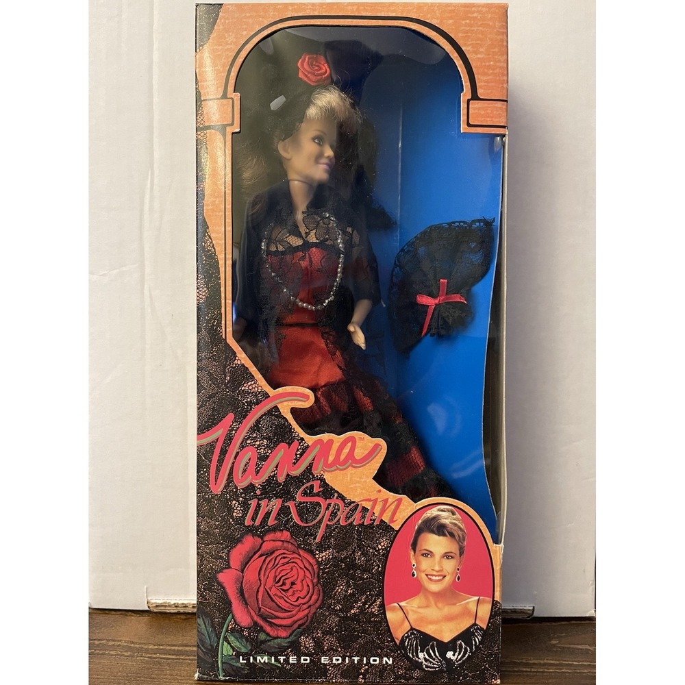 Vanna In Spain 11.5" Vanna White Doll In Fashion Limited Edition Totsy-NEW 1990s